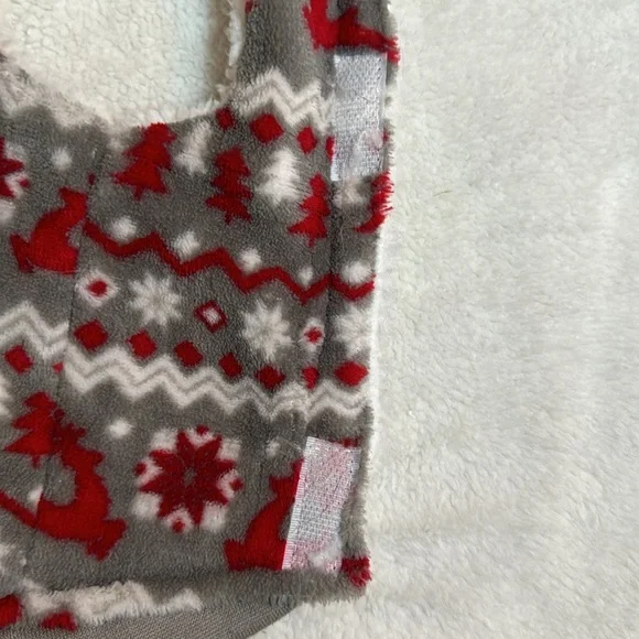 Holiday Fleece Lined Dog Sweater with Hood - Picture 7 of 12